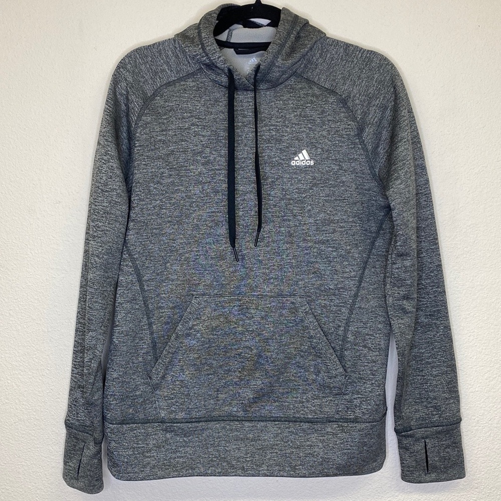 adidas climawarm hooded sweatshirt women's size small
